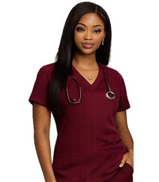 V-Neck Women's Scrub Set